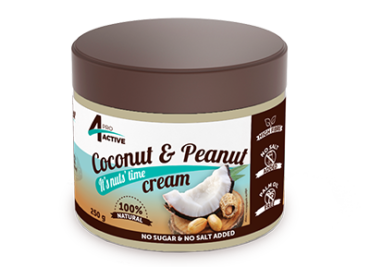 Coconut & peanut cream