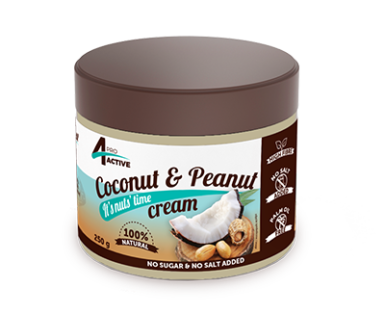 Erdnuss creme mit kokosgeschmack