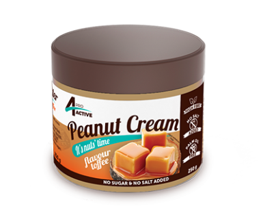 Pâte à tartiner de cacahuètes saveur caramel