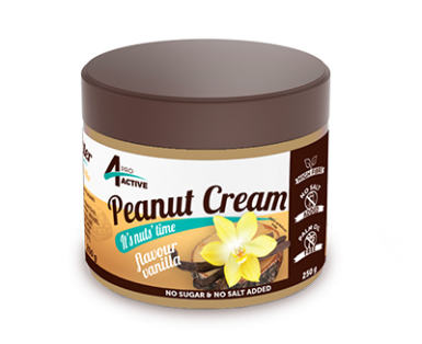 Pâte à tartiner de cacahuètes saveur vanilla